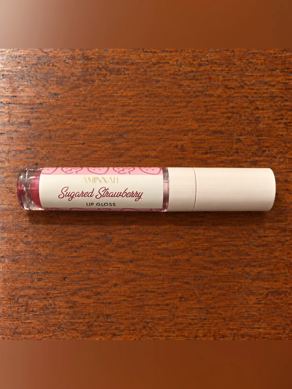 AMINNAH Sugared Strawberry Lip Gloss